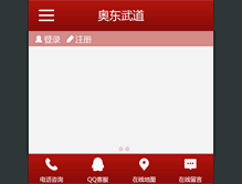 Tablet Screenshot of aodongwudao.com